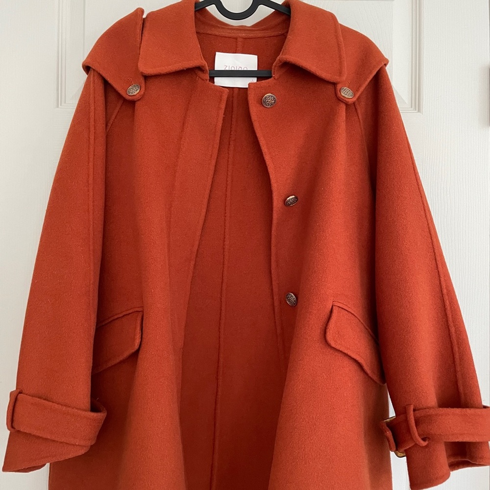 #Brand: ZIOIAO #Size: S (0-2) #Color: Dark orange